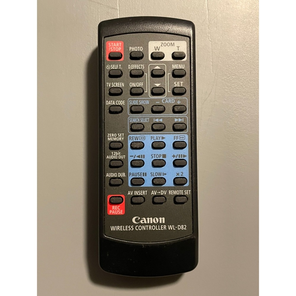 Canon Wireless Remote Controller WL-D82 for ZR85 or ZR90 Mini DV Camcorder